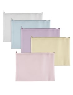 Busta c/zip Bubble dim. 17x12cm colori pastello assortiti SEI ROTA P0431790