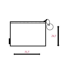 Busta c/zip Bubble dim. 31,5x24,5cm colori pastello assortiti SEI ROTA P0433190 2