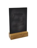Supporto scrivibile con base in legno massello A5 -15x21cm Lebez 81003