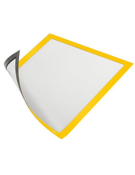 Cornice Duraframe® Magnetic A4 21x29,7cm giallo Durable 4869-04 DURABLE SEGNALETICA