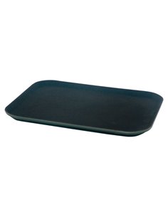 Vassoio antiscivolo in polipropilene 25x35cm nero Leone T5020