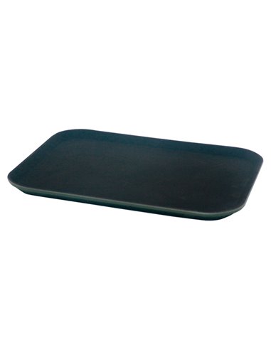 Vassoio antiscivolo in polipropilene 25x35cm nero Leone T5020