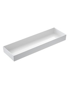 Vassoio Venezia in melamina GN 2/4 - 53x16,2x6cm bianco Leone T8455 LEONE ACCESSORI PER IL BUFFET