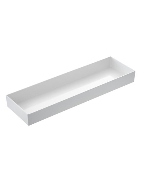 Vassoio Venezia in melamina GN 2/4 - 53x16,2x6cm bianco Leone T8455 LEONE ACCESSORI PER IL BUFFET