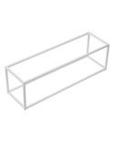 Stand buffet in metallo GN 2/4 53x16,5x16cm bianco Leone T0585.Y