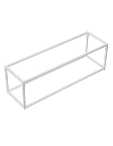 Stand buffet in metallo GN 2/4 53x16,5x16cm bianco Leone T0585.Y
