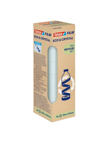 Torre 8rt ecocrystal 19mmx10m TesaFilm 59043-00000-00