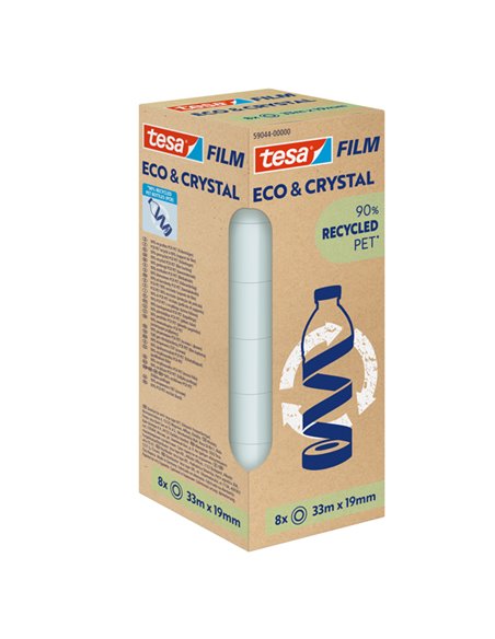 Torre 8rt ecocrystal 19mmx33m TesaFilm 59044-00000-00