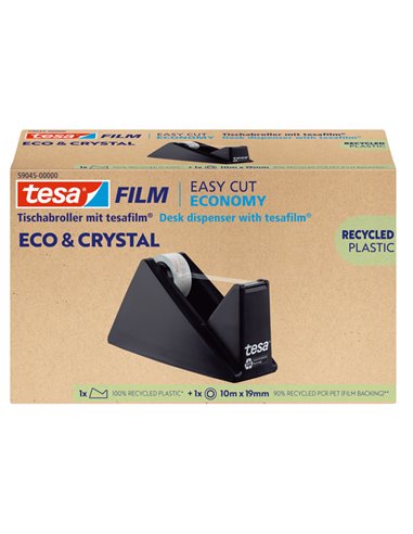 Dispenser easy cut Ecocrystal + 1rt19mm x 10m TesaFilm 59045-00000-00