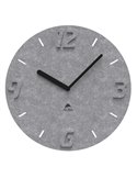 Orologio da parete PET effetto 3D Ø30cm grigio Alba HORPET G