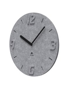 Orologio da parete PET effetto 3D Ø30cm grigio Alba HORPET G 2