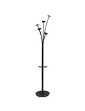 Appendiabiti a 5 posti 175cm nero Festival N Alba PMFEST N
