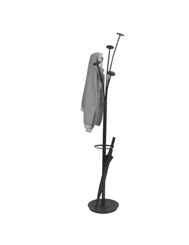 Appendiabiti a 5 posti 175cm nero Festival N Alba PMFEST N ALBA APPENDIABITI