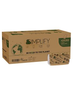 Pacco 206 asciugamani piegati a V H21 x 20,3cm SIMPLIFY Papernet 421822