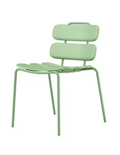 Seduta collettivitA' Lemon s/braccioli verde Unisit LEM/VE
