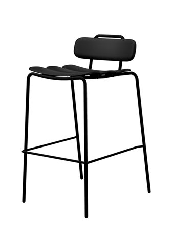 Sgabello Lemon Nero Unisit LES/NERO