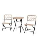 Salotto Maui polyrattan color naturale - set 3 elementi S2251012