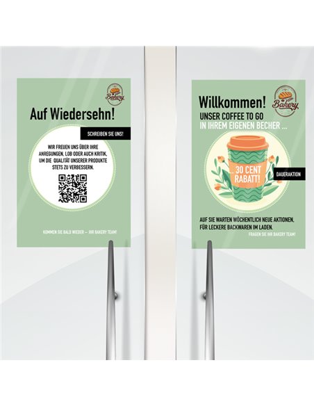 Adesivi per finestre in carta con pellicola 210x297mm 1adesivo/fg, laser Avery L9001-10
