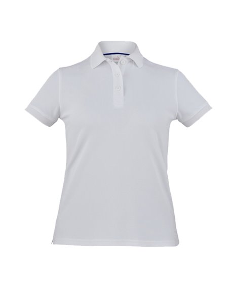 Polo donna Susan taglia M bianco Giblor's Q2L00268-C01-M
