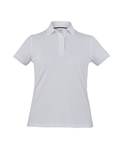 Polo donna Susan taglia L bianco Giblor's Q2L00268-C01-L