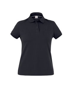 Polo donna Susan taglia L nero Giblor's Q2L00268-U32-L