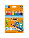 Astuccio 12 matite Evolution Triangle colori assortite BIC 82973511