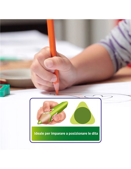 Astuccio 12 matite Evolution Triangle colori assortite BIC 82973511 BIC KIDS PASTELLI COLORATI