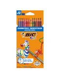 Astuccio 12 matite Evolution Stripes colori assortite BIC 9505222