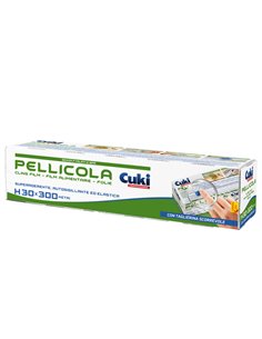 Roll pellicola trasparente PVC H300mm x 300mt con seghetto Cuki Professional 3530131 Cuki Professional ACCESSORI E UTENSILI C...