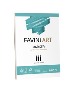 Blocco collato Marker Favini Art 50fg 70gr A4 A420594