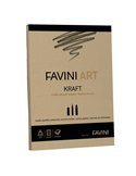 Blocco collato Kraft Favini Art 50fg 120gr A4 A420554