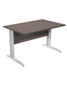 SCRIVANIA LINEARE 160X80cm FRASSINO TOSCANO - fianchi grigio alluminio EASY 003K2/F/AA ARTEXPORT SCRIVANIE E TAVOLI RIUNIONE