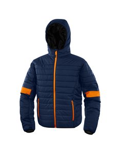Piumino imbottito Bloom Tg. XL blu/arancio Deltaplus BLOOMBMXG