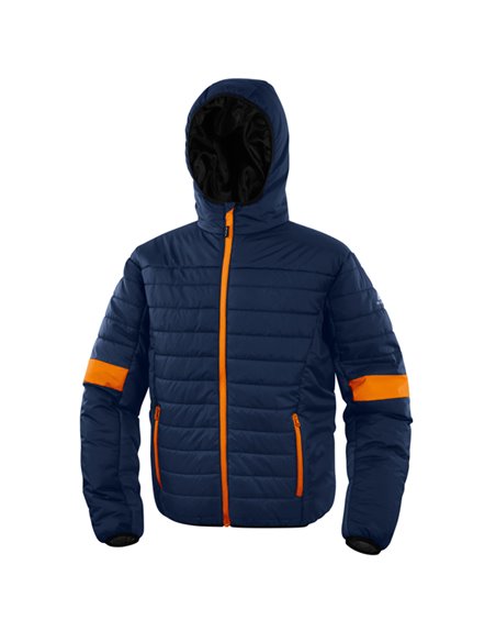 Piumino imbottito Bloom Tg. XL blu/arancio Deltaplus BLOOMBMXG