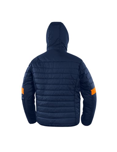 Piumino imbottito Bloom Tg. XL blu/arancio Deltaplus BLOOMBMXG