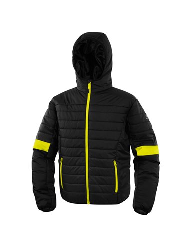 Piumino imbottito Bloom Tg. XL nero/giallo Deltaplus BLOOMNOXG DELTAPLUS GIACCHE-GILET-GIUBBINI