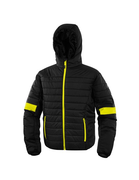 Piumino imbottito Bloom Tg. XL nero/giallo Deltaplus BLOOMNOXG DELTAPLUS GIACCHE-GILET-GIUBBINI