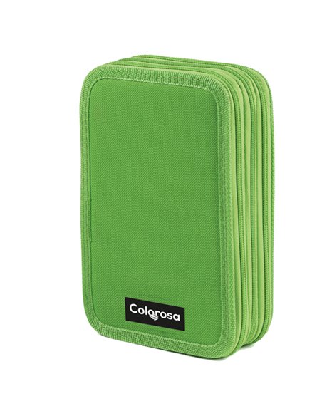 Astuccio 3 zip Colors 13x20x7.5cm colori assortiti Colorosa 368300.1