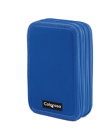 Astuccio 3 zip Colors 13x20x7.5cm colori assortiti Colorosa 368300.1