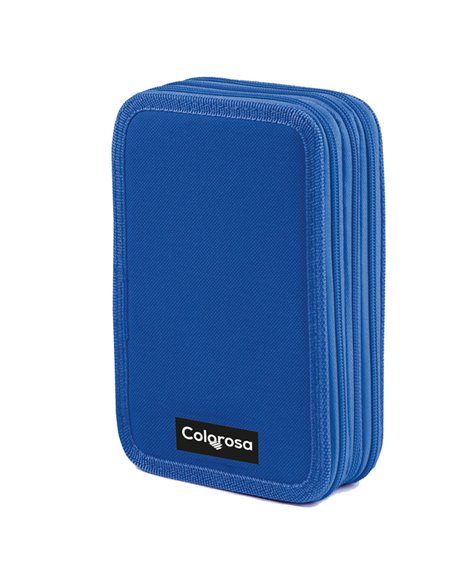 Astuccio 3 zip Colors 13x20x7.5cm colori assortiti Colorosa 368300.1