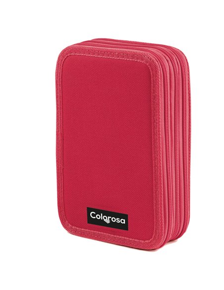 Astuccio 3 zip Colors 13x20x7.5cm colori assortiti Colorosa 368300.1