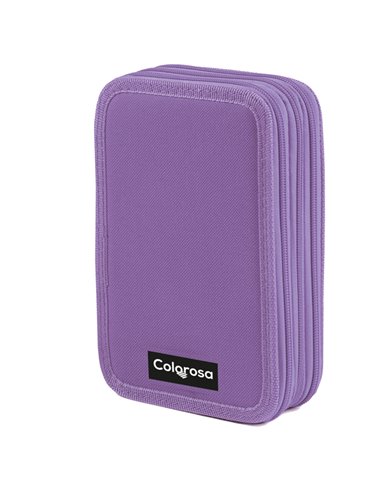 Astuccio 3 zip Colors 13x20x7.5cm colori assortiti Colorosa 368300.1
