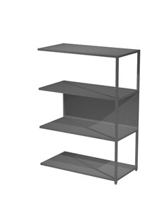 MODULO AGGIUNTIVO libreria Modular 90x44H122cm con struttura ANTRACITE - ANTRAC DOE122S-AF-T ARTEXPORT LIBRERIE