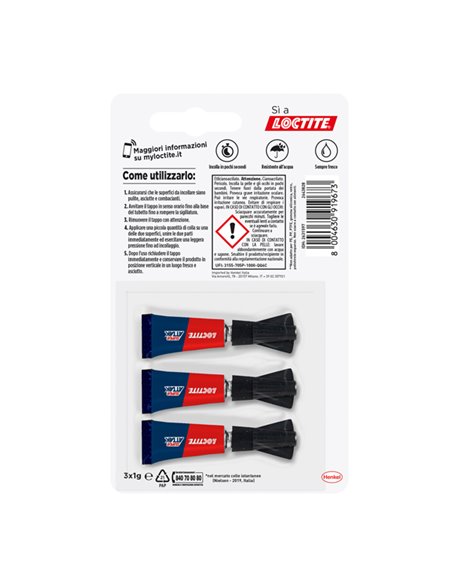 Loctite Super Attak Mini dosi liquido 3x1g 2631597