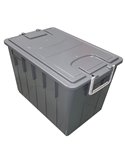 Cassa multiuso con coperchio e manici 60lt 143/60-GRI