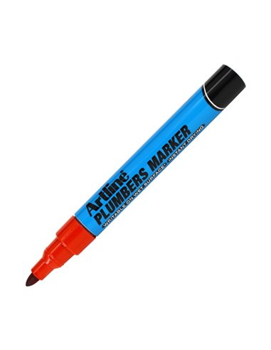 Marcatore permanente speciale per idraulica artline punta 1,5mm tonda rosso A 84013466 ARTLINE SPECIALI (CD-VETRO-TESSUTI-ECC.)