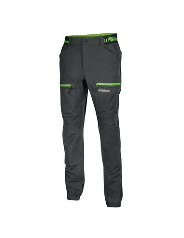 Pantalone Horizon taglia XL nero/verde U-Power FU267RL-XL U-Power PANTALONI-SALOPETTE-TUTE