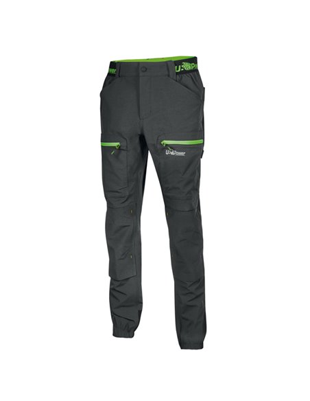 Pantalone Horizon taglia XL nero/verde U-Power FU267RL-XL U-Power PANTALONI-SALOPETTE-TUTE