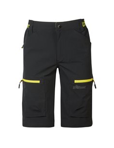 Bermuda Ares taglia XL nero/giallo U-Power FU280BC-XL