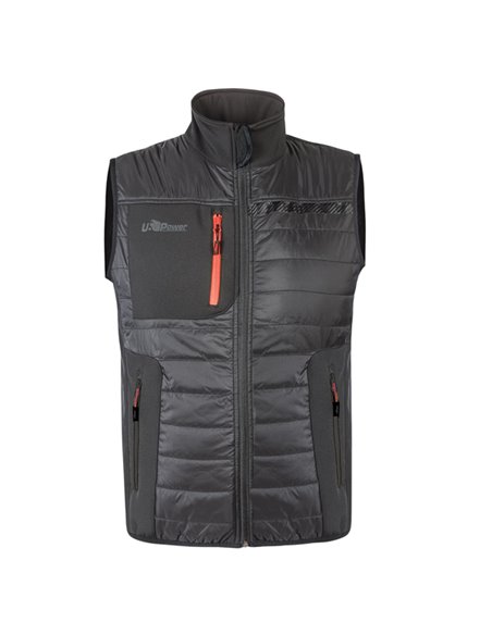 Gilet Wall taglia L grigio/arancio U-Power FU278AG-L U-Power GIACCHE-GILET-GIUBBINI